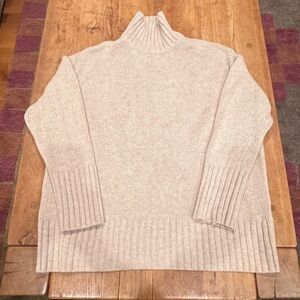 COS Chunky Cashmere Mockneck Sweater, M